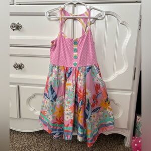 Matilda Jane Floral Pink Twirl Dress
